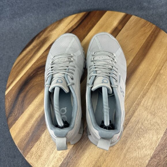 On Cloud Waterproof Womens Size 6.5 Gray Athletic Running Shoes Sneakers - Picture 9 of 13